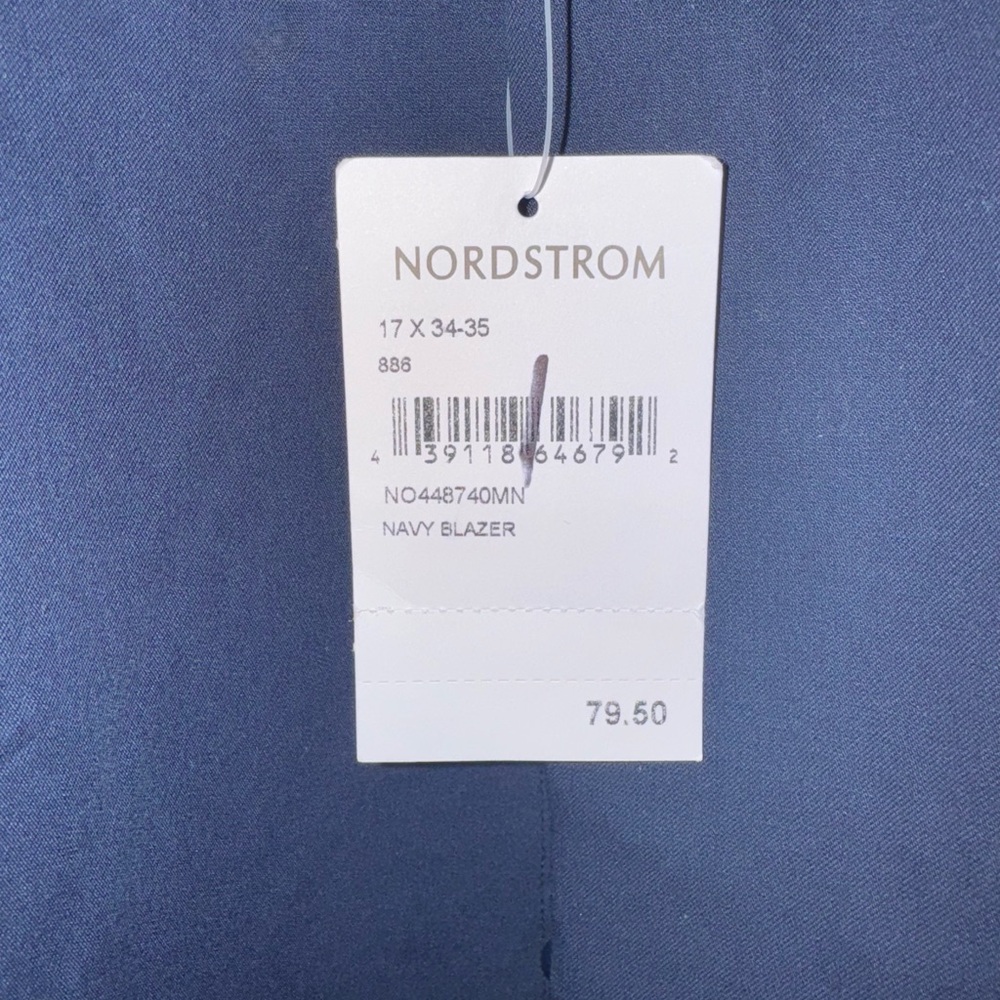 Nordstrom Navy Dress Shirt - Picture 6 of 7